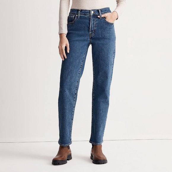 Madewell Denim - Madewell Perfect Vintage Straight Jean Bright Indigo Wash Instacozy Size 27